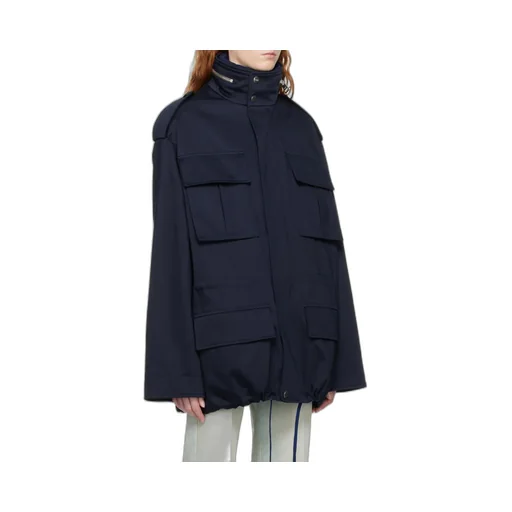 High-Neck Zip-Up Jacket