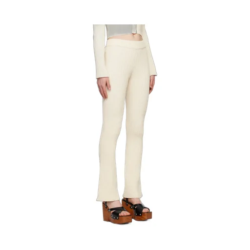 Flared Knitted Trousers