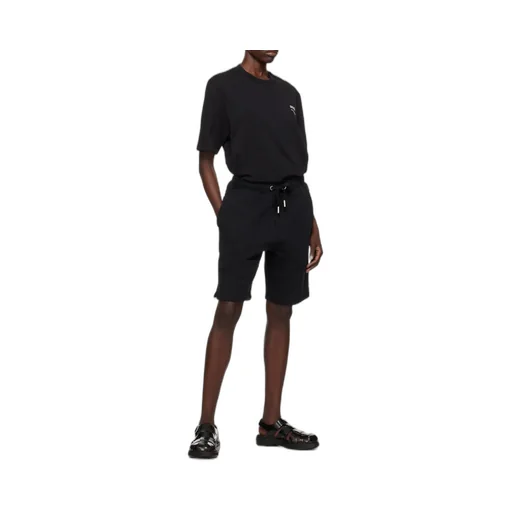 Logo Embroidered Drawstring Knitted Shorts