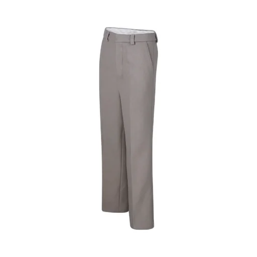 Straight-Leg Pleat-Detailed Trousers