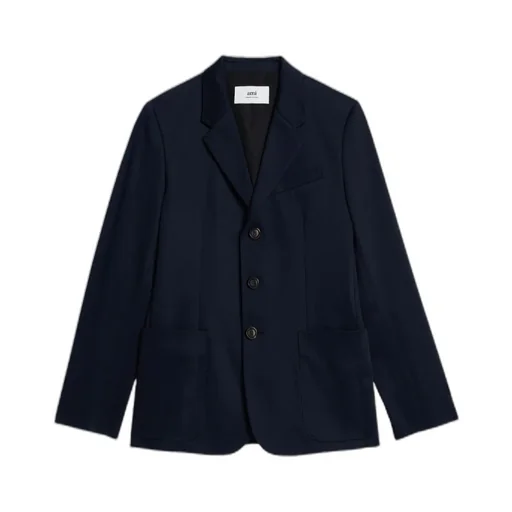 Single-Breasted Cotton Blazer