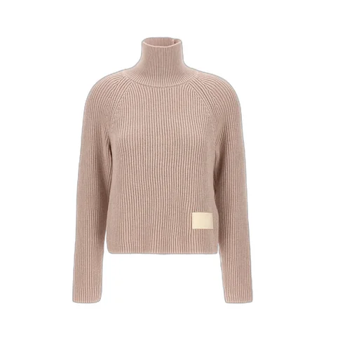 High-Neck Long-Sleeved Sweater