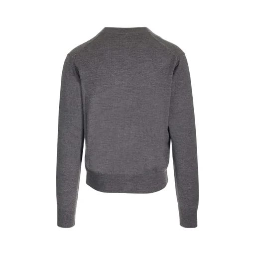 Logo Embroidered V-Neck Cardigan