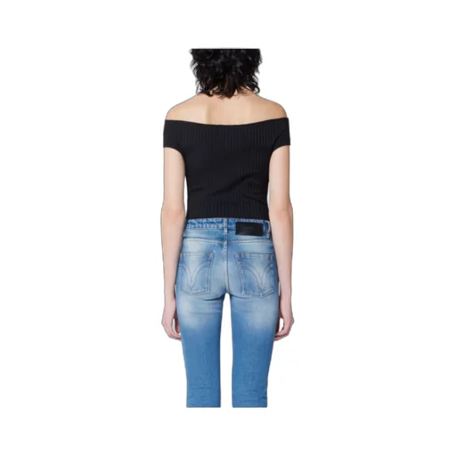 Off-Shoulder Ribbed Knit Bodysuit