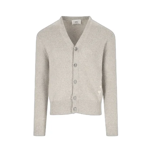 Ami De Coeur V-Neck Knitted Cardigan