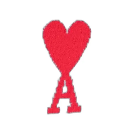 Ami De Coeur Roll Neck Heart Motif Embroidered Jumper