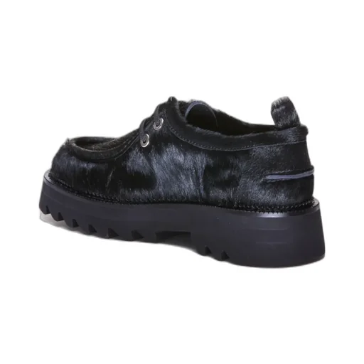 Shark-Sole Derby Lace-Up Shoes