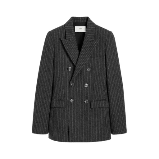 Double Breasted Striped Jacket
