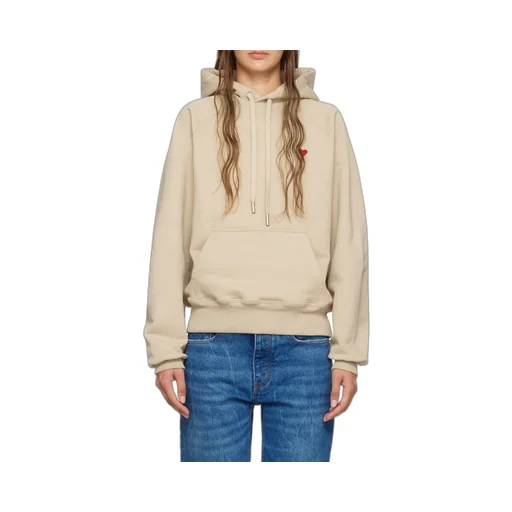 Logo Embroidered Drawstring Hoodie