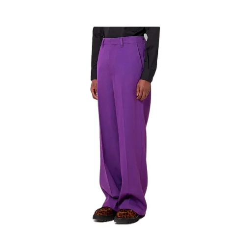High-Waist Wide-Leg Trousers
