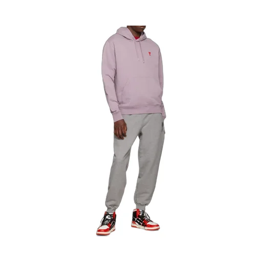 Embroidered-Logo Organic Cotton Hoodie