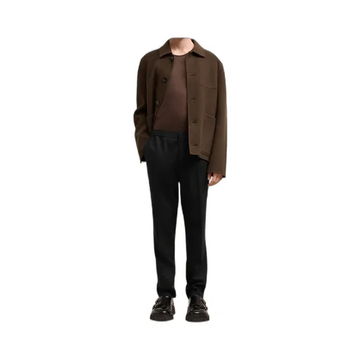 Tailored Straight-Leg Pants