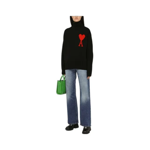 High Neck Knitted Sweater