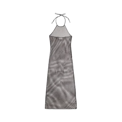 Embellished Halterneck Maxi Dress