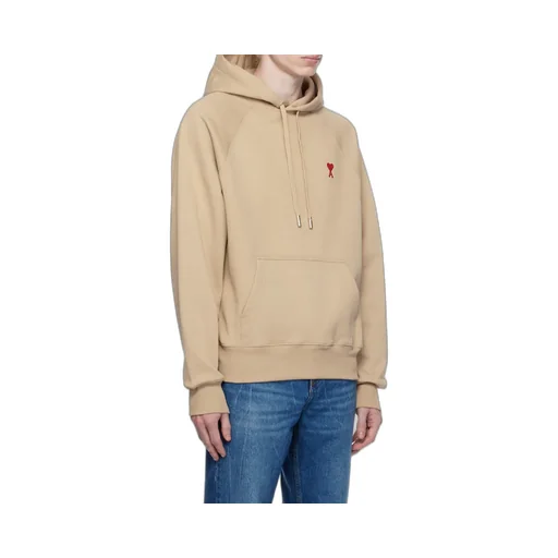 Logo Embroidered Drawstring Hoodie