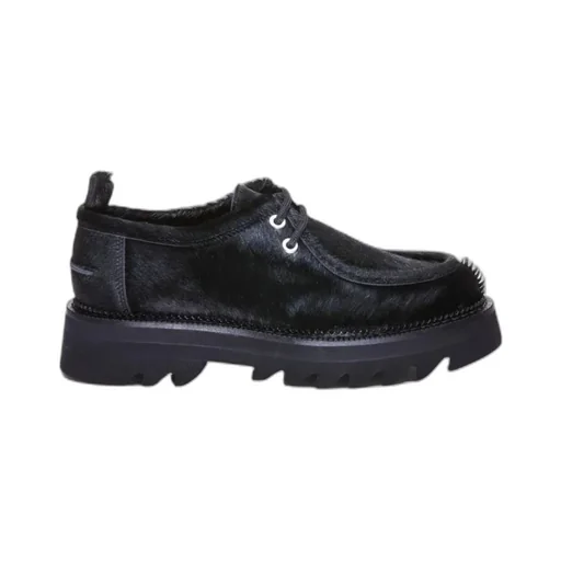 Shark-Sole Derby Lace-Up Shoes
