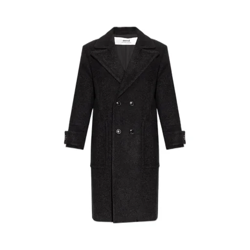 Logo Double-Breasted Coat