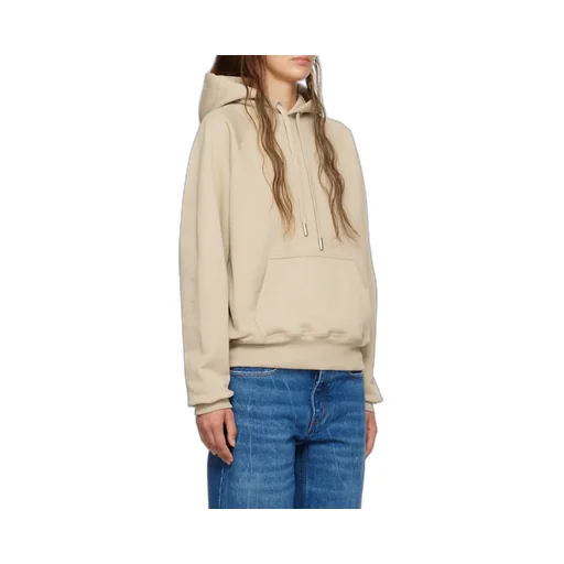 Logo Embroidered Drawstring Hoodie