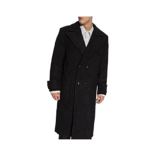 Logo Double-Breasted Coat