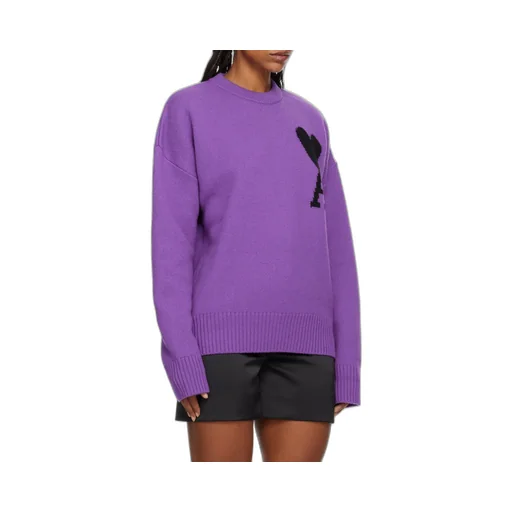 Ami De Coeur Intarsia-Knit Jumper
