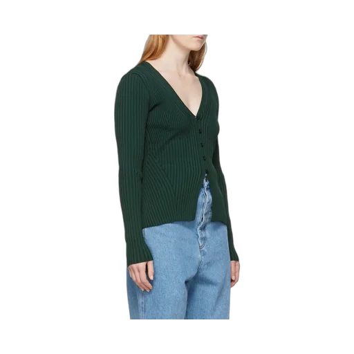 Long-Sleeved Knitted Cardigan