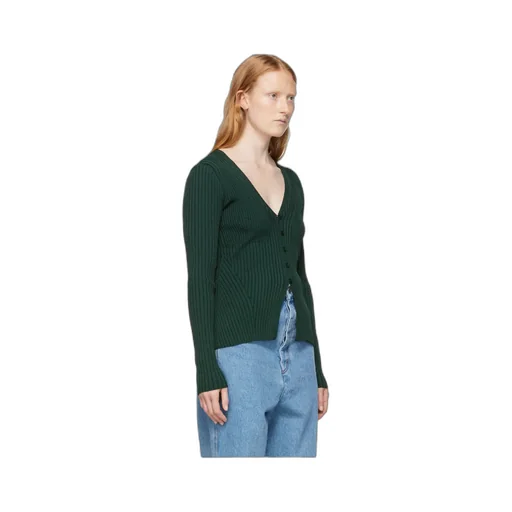 Long-Sleeved Knitted Cardigan