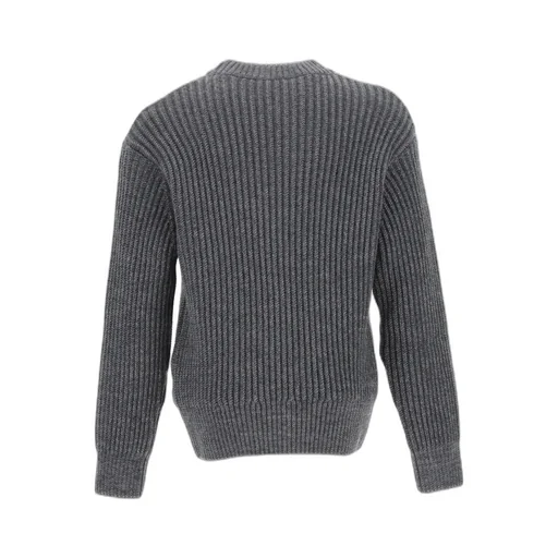 Ribbed-Knit Crew-Neck Jumper