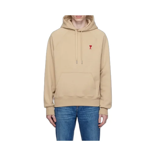 Logo Embroidered Drawstring Hoodie