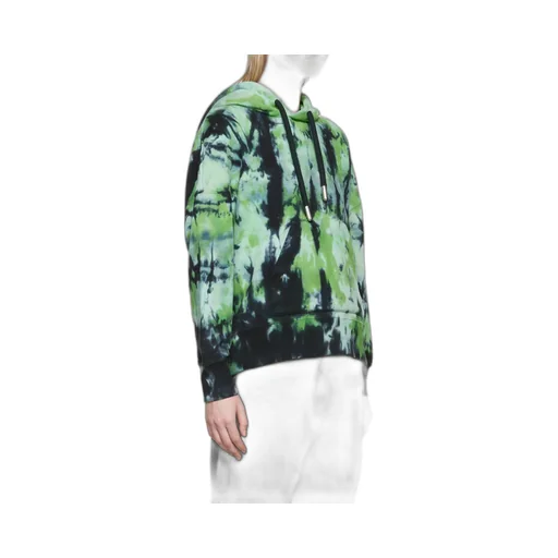 Tie Dye-Print Cotton Hoodie