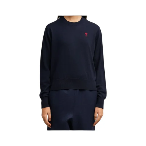 Ami De Coeur Logo Embroidered Knit Jumper
