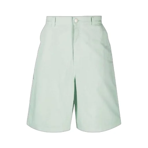 Wide-Leg Loop-Strap Bermuda Shorts