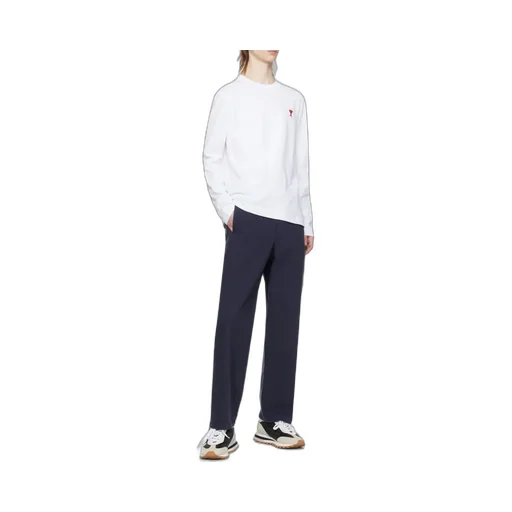 Ami De Coeur Logo Embroidered Long-Sleeved T-Shirt