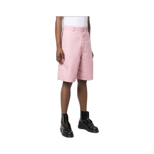 Wide-Leg Cotton Shorts