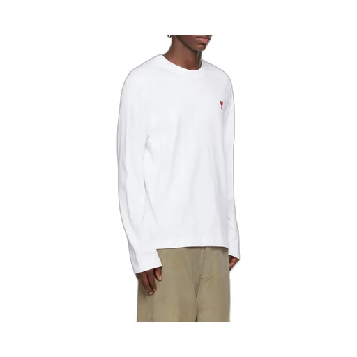 Ami De Coeur Logo Embroidered Long-Sleeved T-Shirt