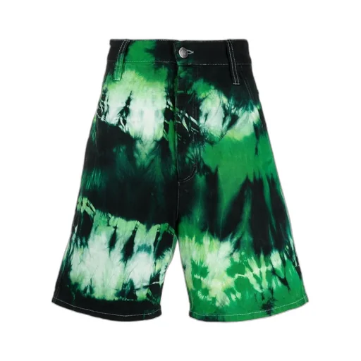 Tie-Dyed Bermuda Shorts
