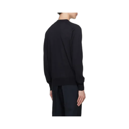 Ami Logo Embroidered Crewneck Sweater