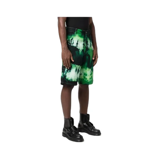 Tie-Dyed Bermuda Shorts