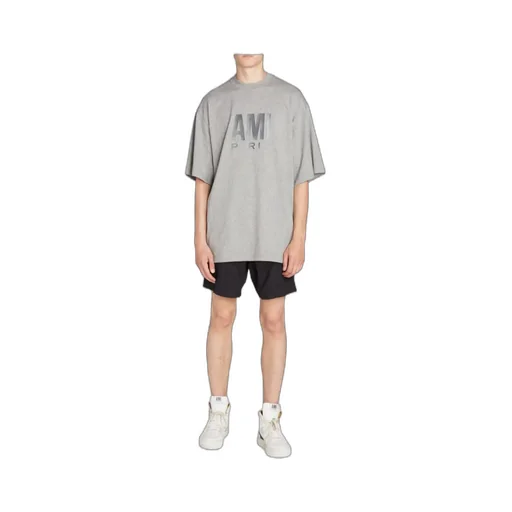 Logo Embossed Elastic Waistband Swim Shorts