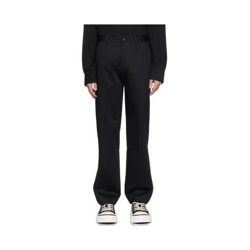 Mid-Rise Cropped Trousers