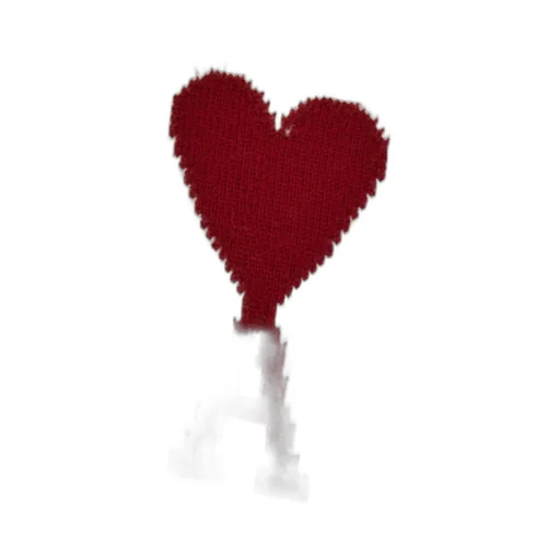 Ami De Coeur Logo Intarsia Knitted Roll-Neck Jumper
