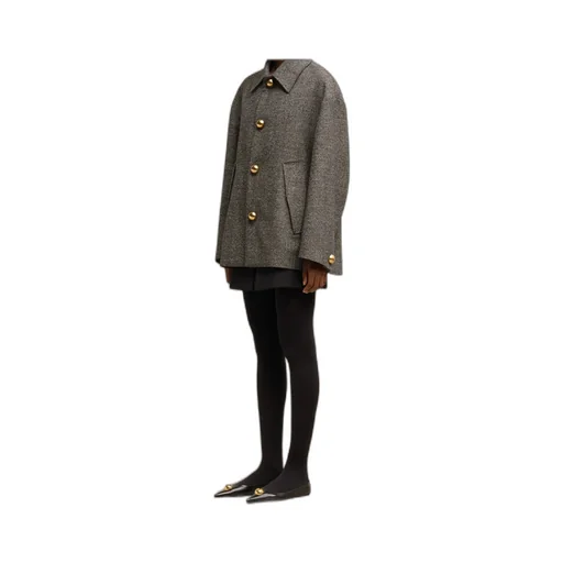 Oversized Short Belted Coat