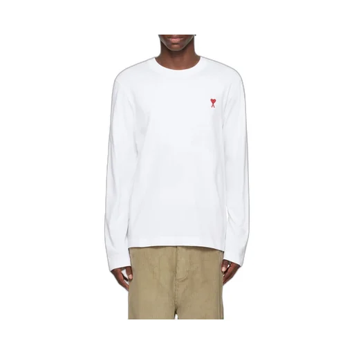 Ami De Coeur Logo Embroidered Long-Sleeved T-Shirt