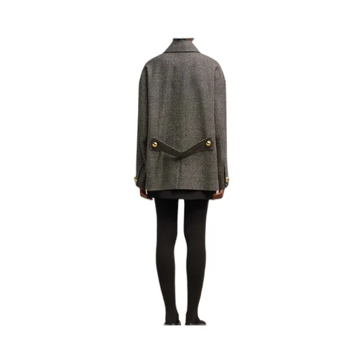 Oversized Short Belted Coat