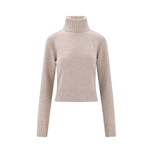 Ami High-Neck Knitted Jumper