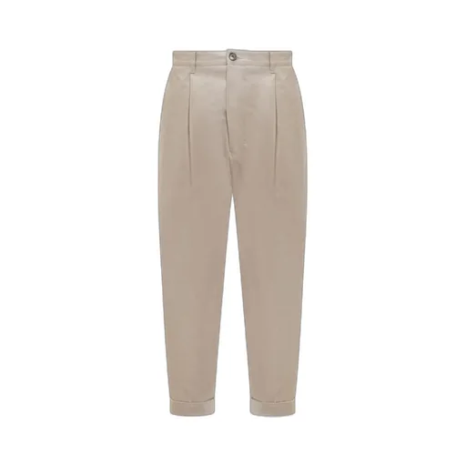 Pleated Tapered Leg Trousers