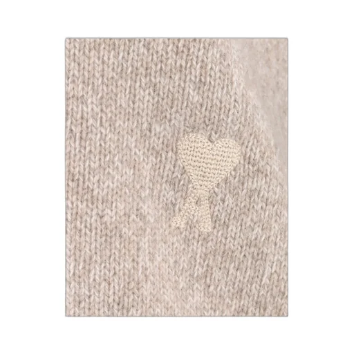 Ami High-Neck Knitted Jumper