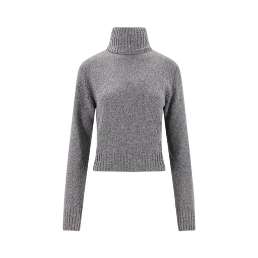 High-Neck Knitted Jumper