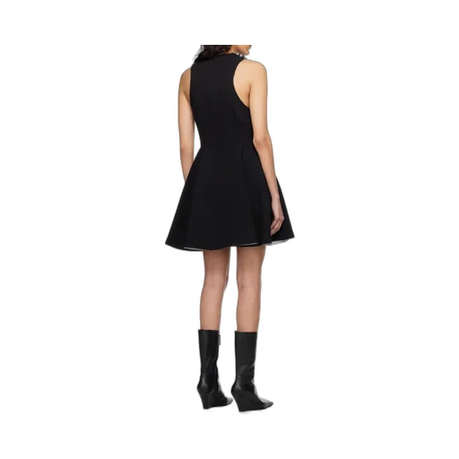 Flared Sleeveless Dress