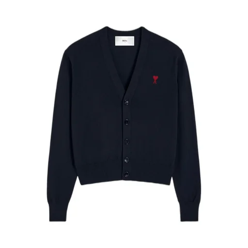 Ami De Coeur Logo Embroidered Buttoned Cardigan