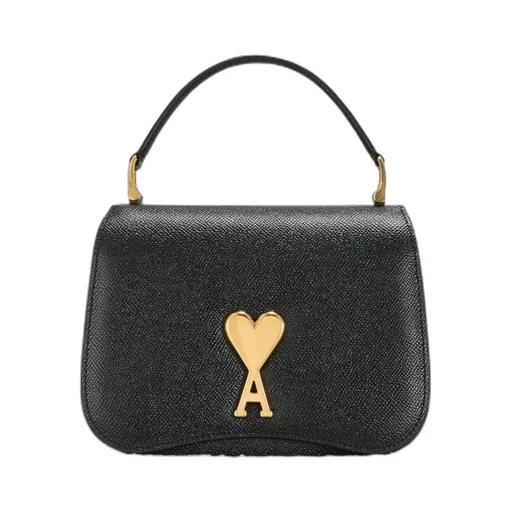 Logo Plaque Foldover Top Shoulder Bag